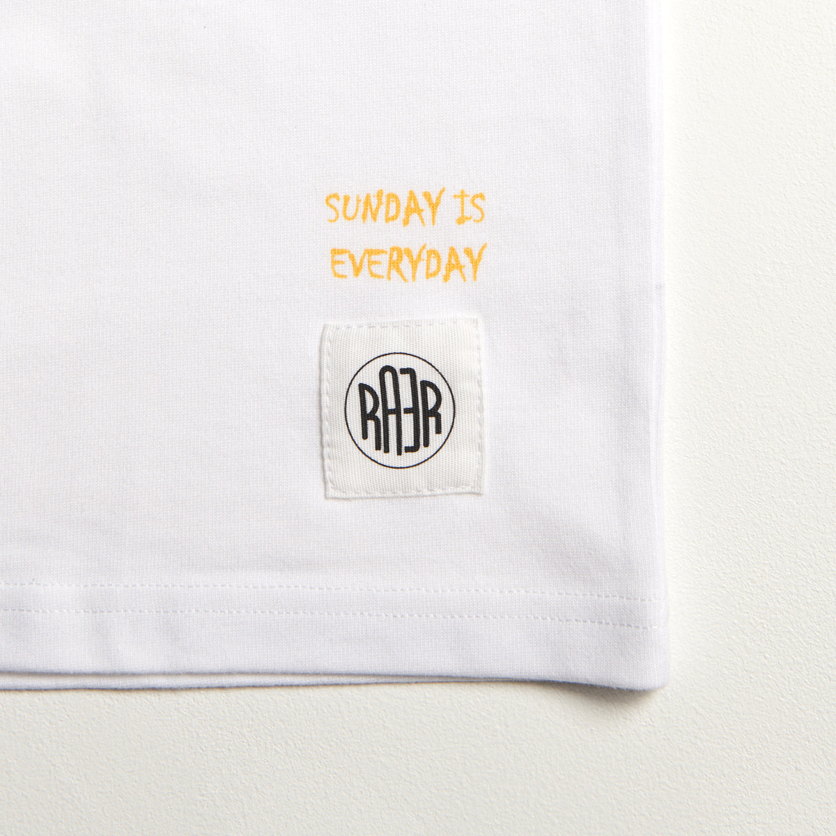 SUNDAY tee shirt mc BLANC