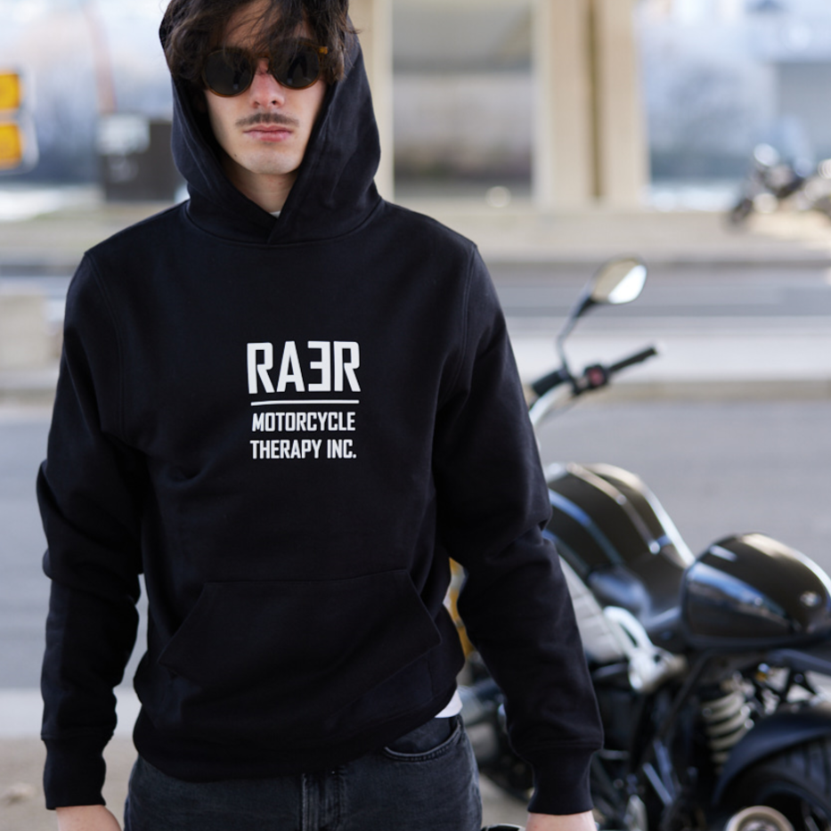 THERAPY sweat capuche NOIR