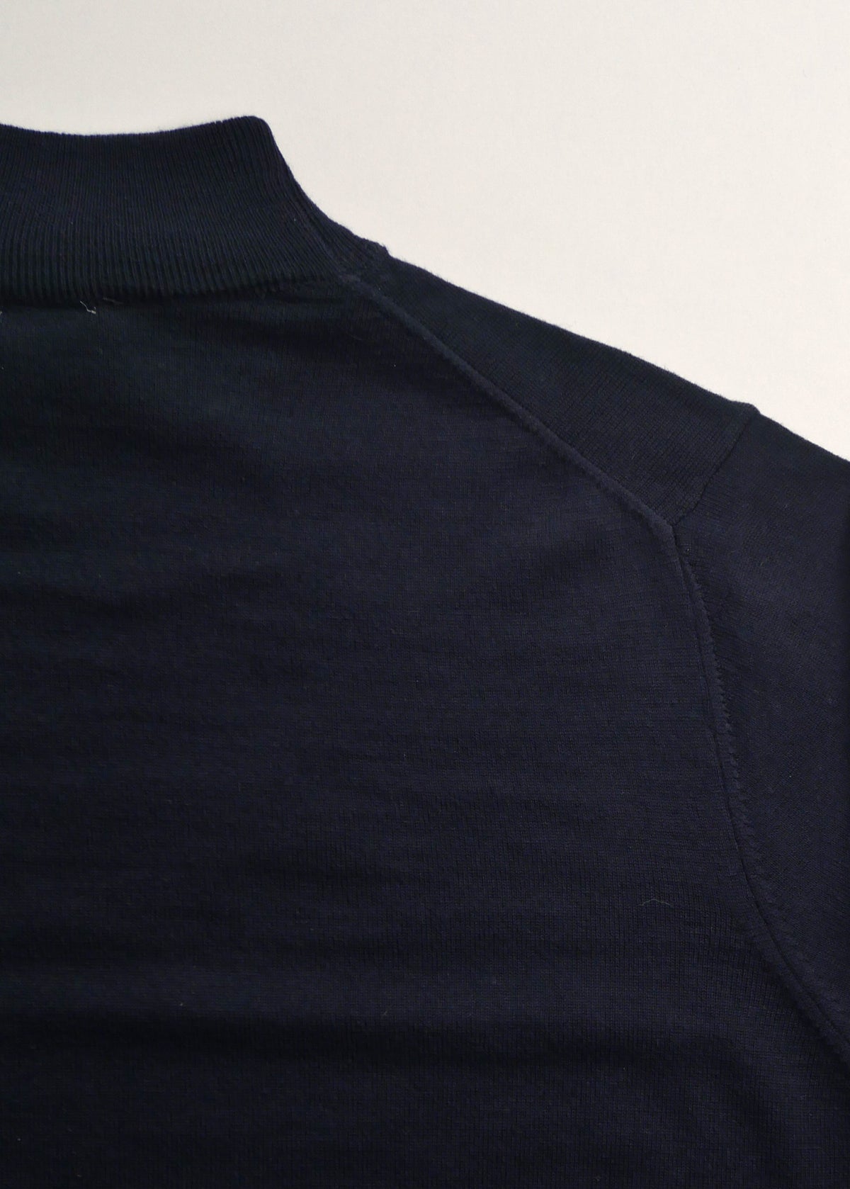 ASPEN roll neck lambswool/cashmere NAVY