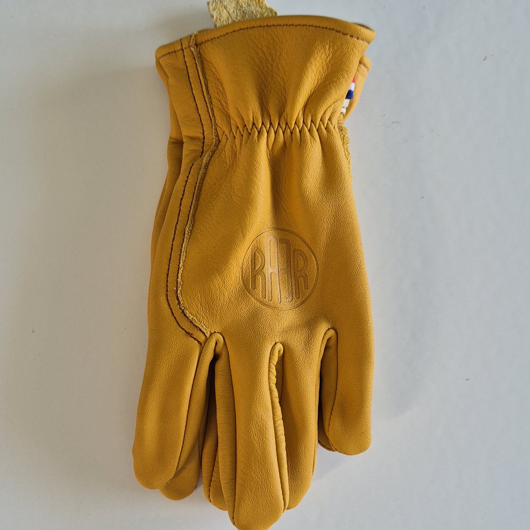 APPLE 3 gant cuir GOLD ETE