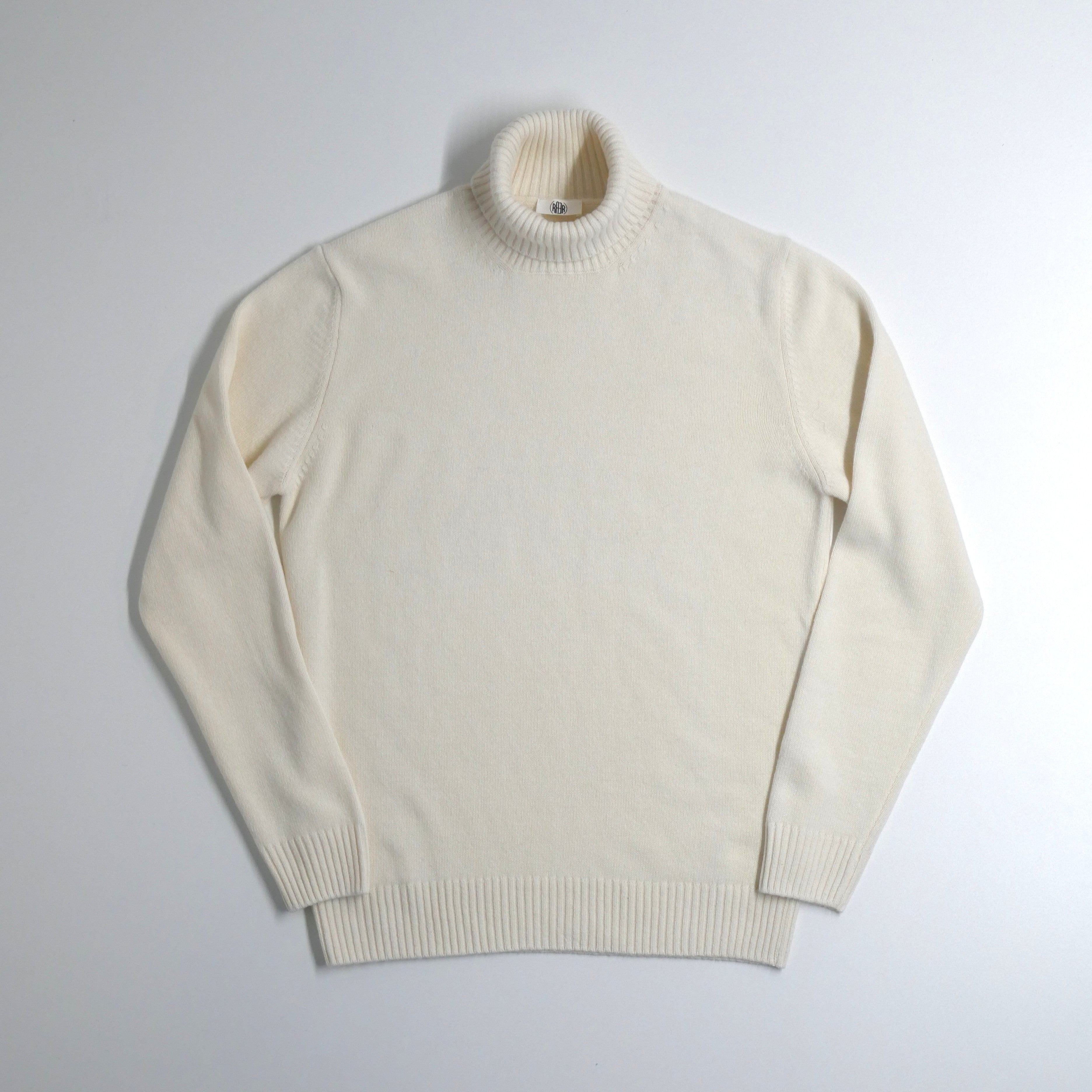 ASPEN roll neck lambswool/cashmere sweater