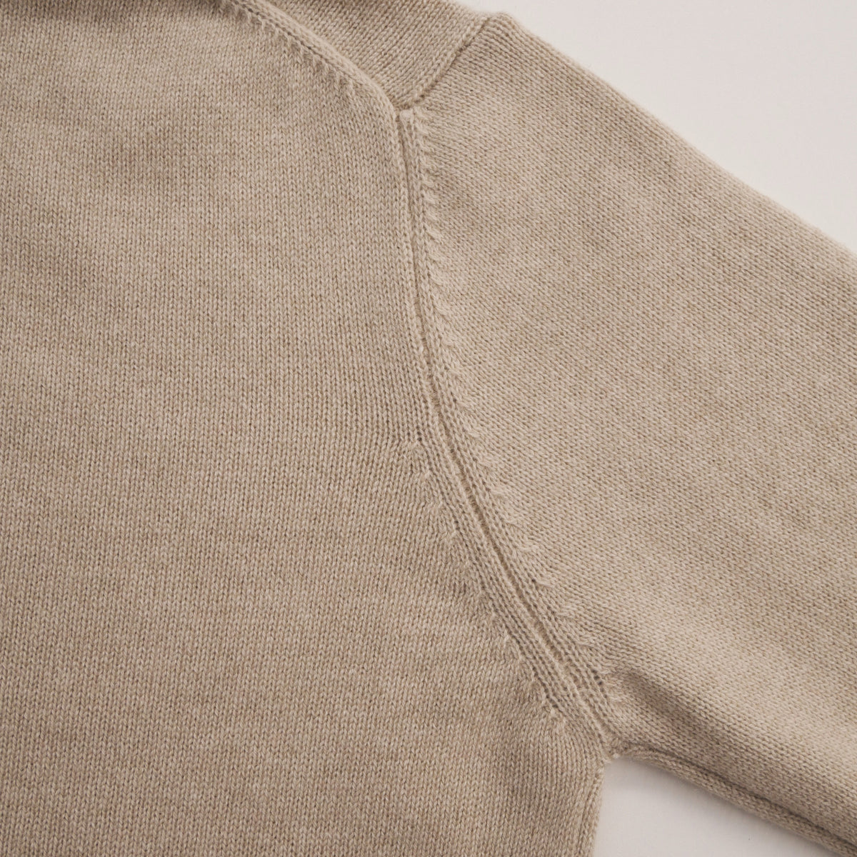 ASPEN col roulé lambswool/cashmere BEIGE