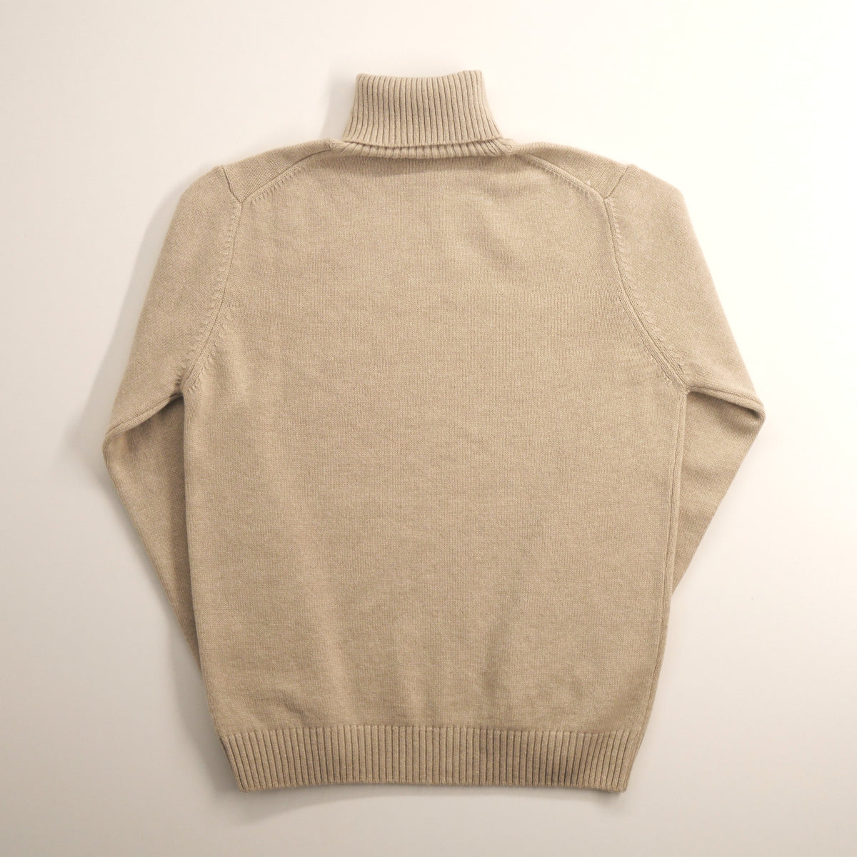 ASPEN col roulé lambswool/cashmere BEIGE