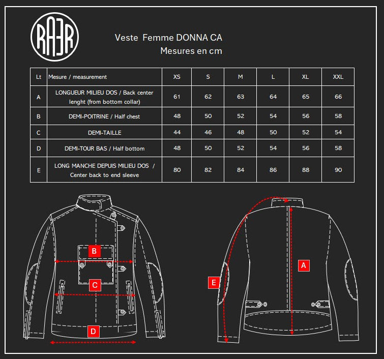 DONNA veste FEMME Armalith