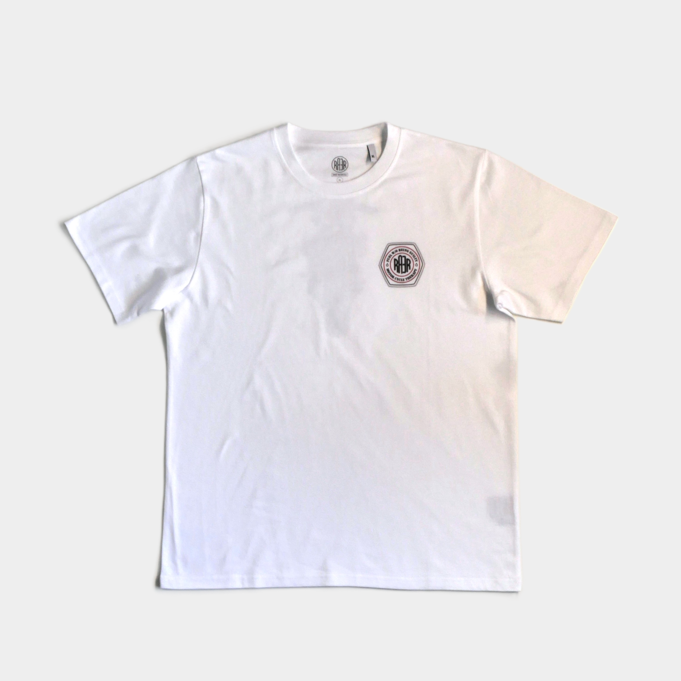 GUZZI tee shirt mc BLANC