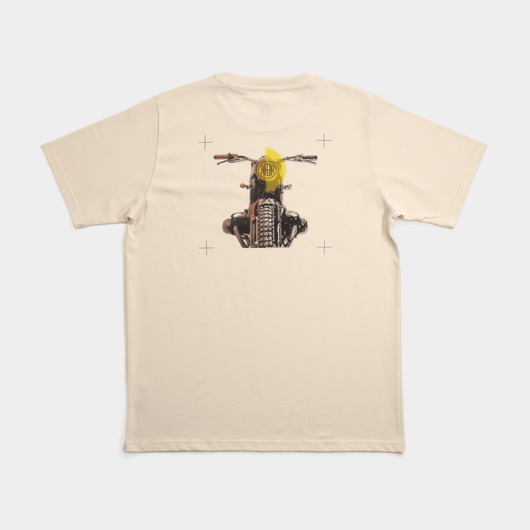 HALFREAL tee shirt mc ECRU