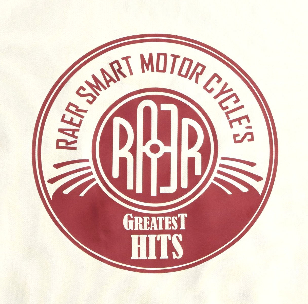 REGULAR hooded sweatshirt with GREATEST HITS pattern ECRU