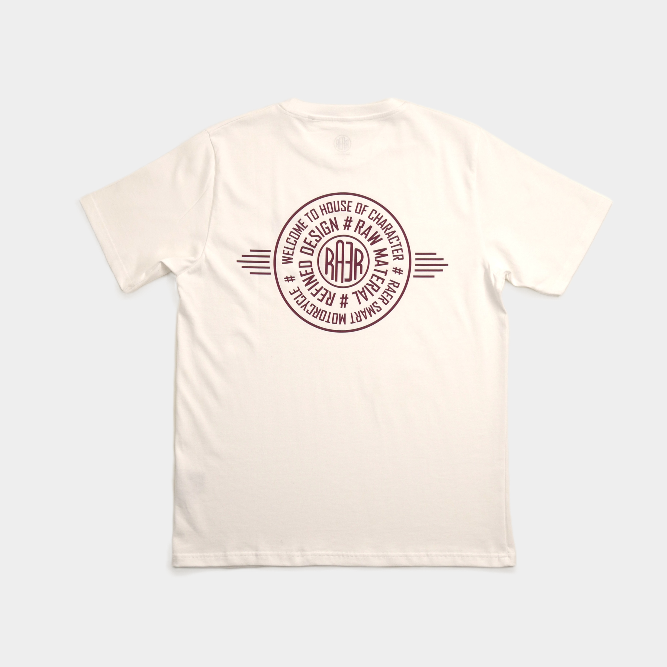 RAW tee shirt mc lourd BLANC